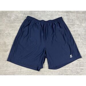 Starter Basktball Shorts Mens XL Blue Pull On Drawstring Athletic Pockets